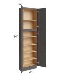 Salem Dark Grey 24x12x84 Pantry Cabinet 