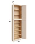 Midtown Cream Shaker 24x12x90 Pantry Cabinet 