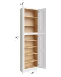 Union White 24x12x90 Pantry Cabinet 