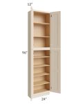 Midtown Cream Shaker 24x12x96 Pantry Cabinet 