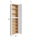 Union White 24x12x96 Pantry Cabinet 