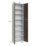 Milan Cafe 24x13x90 Pantry Cabinet (4 doors, 13" depth)