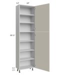 Milan Beige Matte 24x13x90 Pantry Cabinet (2 doors, 13" depth)