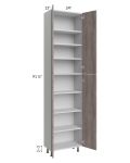Milan Hazel 24x13x96 Pantry Cabinet (4 doors, 13" depth)