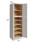 Midtown Light Grey Shaker 24x24x84 Pantry Cabinet