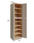 Tuscan Oyster 24x24x90 Pantry Cabinet
