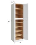 Midtown White Shaker 24x24x90 Pantry Cabinet
