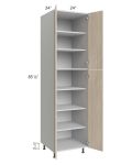 Milan Natural 24x24x90 Pantry Cabinet (4 doors, 24" depth)