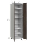 Milan Cafe 24x24x90 Pantry Cabinet (4 doors, 24" depth)