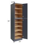 Vienna Indigo 24x24x90 Pantry Cabinet