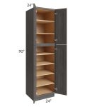 Salem Dark Grey 24x24x90 Pantry Cabinet