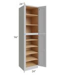 Tuscan Painted Grey 24x24x96 Pantry Cabinet