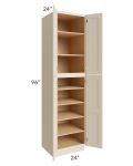 Midtown Cream Shaker 24x24x96 Pantry Cabinet