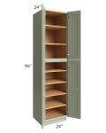 Midtown Pistachio Green Shaker 24x24x96 Pantry Cabinet