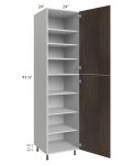 Milan Cafe 24x24x96 Pantry Cabinet (2 doors, 24" depth)