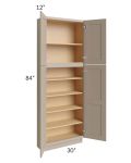 Tuscan Oyster 30x12x84 Pantry Cabinet 