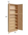 Tuscan Timber 30x12x84 Pantry Cabinet 
