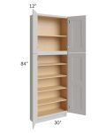 Salem Light Grey 30x12x84 Pantry Cabinet 