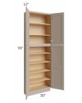 Tuscan Oyster 30x12x90 Pantry Cabinet 