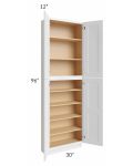 Salem White 30x12x96 Pantry Cabinet 