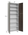 Milan Cafe 30x13x84 Pantry Cabinet (13" depth)