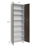 Milan Cafe 30x13x90 Pantry Cabinet (13" depth)