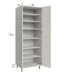 Milan Cream 30x24x84 Pantry Cabinet (24" depth)