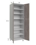 Milan Hazel 30x24x90 Pantry Cabinet (24" depth)