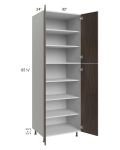 Milan Cafe 30x24x90 Pantry Cabinet (24" depth)