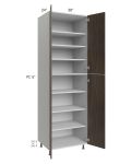 Milan Cafe 30x24x96 Pantry Cabinet (24" depth)