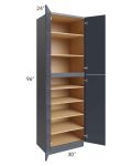 Vienna Indigo 30x24x96 Pantry Cabinet
