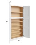 Union White 36x12x84 Pantry Cabinet