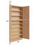 Midtown Timber Shaker 36x12x90 Pantry Cabinet