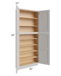 Salem Light Grey 36x12x90 Pantry Cabinet