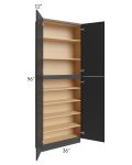 Vienna Black 36x12x96 Pantry Cabinet