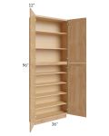 Vienna Timber 36x12x96 Pantry Cabinet