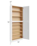 Union White 36x12x96 Pantry Cabinet