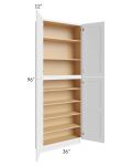 Salem White 36x12x96 Pantry Cabinet
