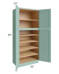Midtown Sage Green Shaker 36x24x84 Pantry Cabinet
