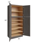 Salem Dark Grey 36x24x84 Pantry Cabinet