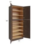 Tuscan Kona Brown 36x24x90 Pantry Cabinet