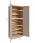 Tuscan Oyster 36x24x90 Pantry Cabinet