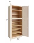 Midtown Cream Shaker 36x24x90 Pantry Cabinet