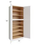 Vienna Cloud 36x24x90 Pantry Cabinet