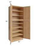 Vienna Timber 36x24x90 Pantry Cabinet