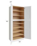 Union White 36x24x90 Pantry Cabinet
