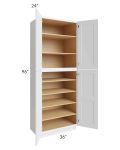 Salem White 36x24x96 Pantry Cabinet
