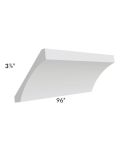 Lakewood White 96" Cove Crown Molding