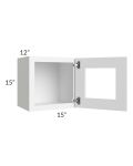 Lakewood White 15x15 Decorative Wall Cabinet