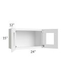 Lakewood White 24x15 Decorative Wall Cabinet